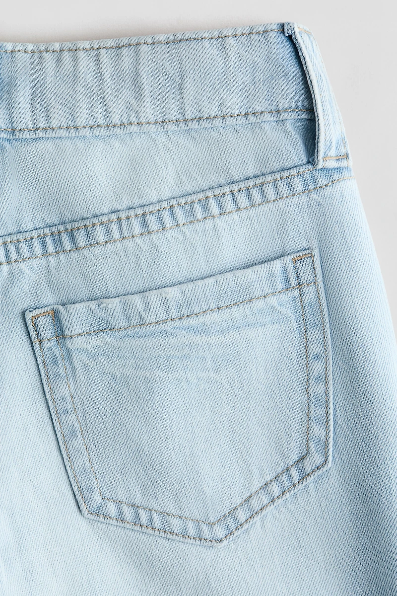 Jean ample à jambes larges