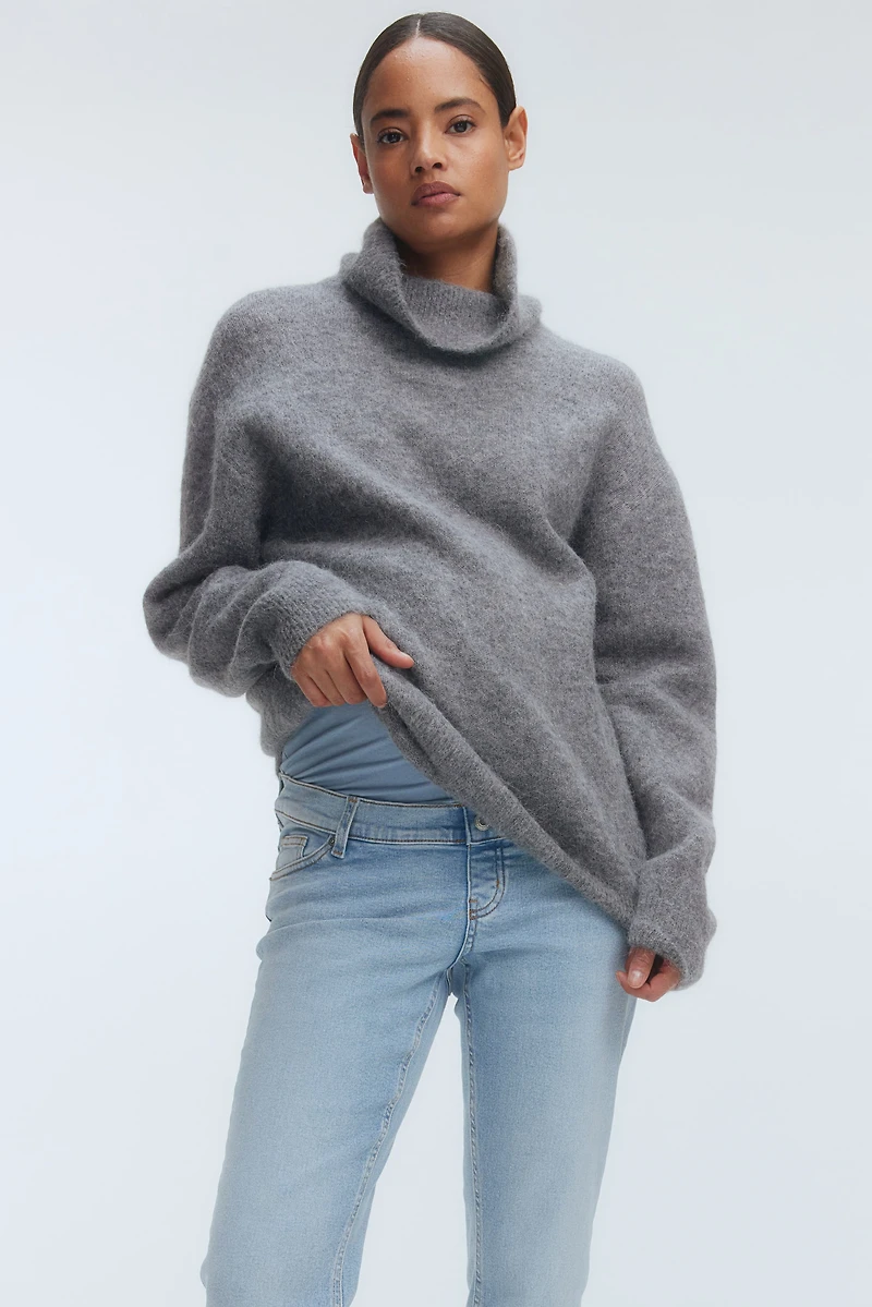 MAMA Slim Ankle Jeans