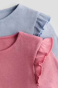 2-pack Ribbed Cotton Tops