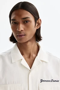 Chemise utilitaire à manches courtes décontractée