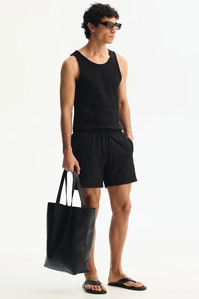 Textured Swim Shorts