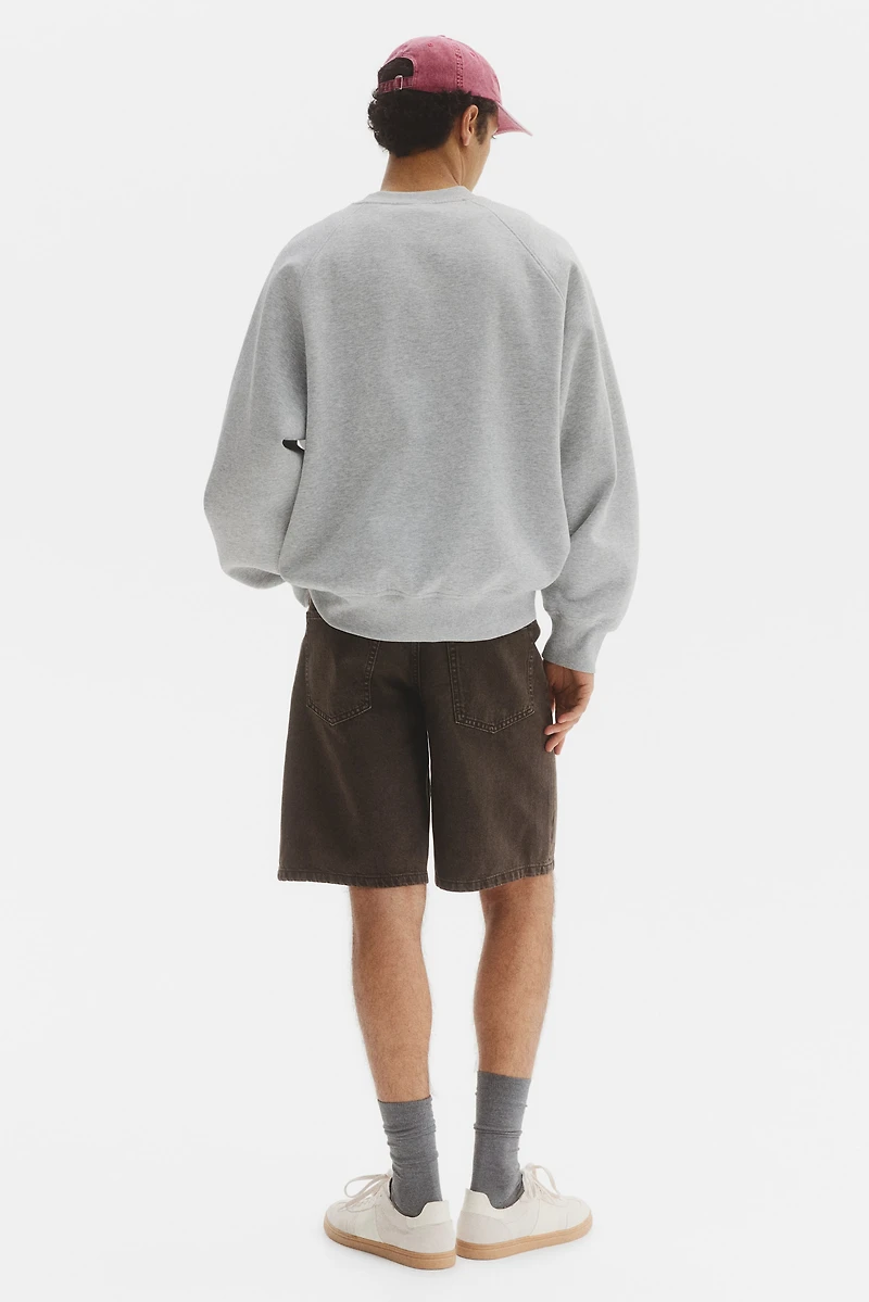 Relaxed-Fit Denim Shorts