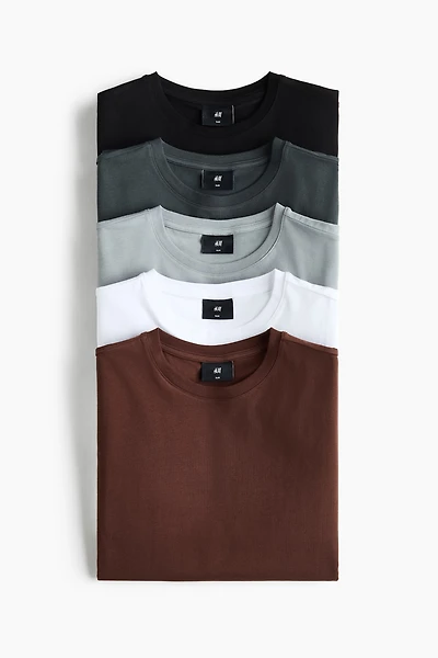 5-pack Slim Fit T-shirts