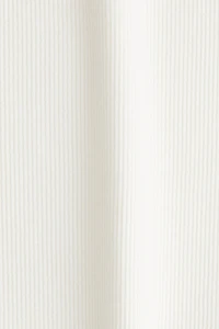 Haut côtelé avec encolure bateau