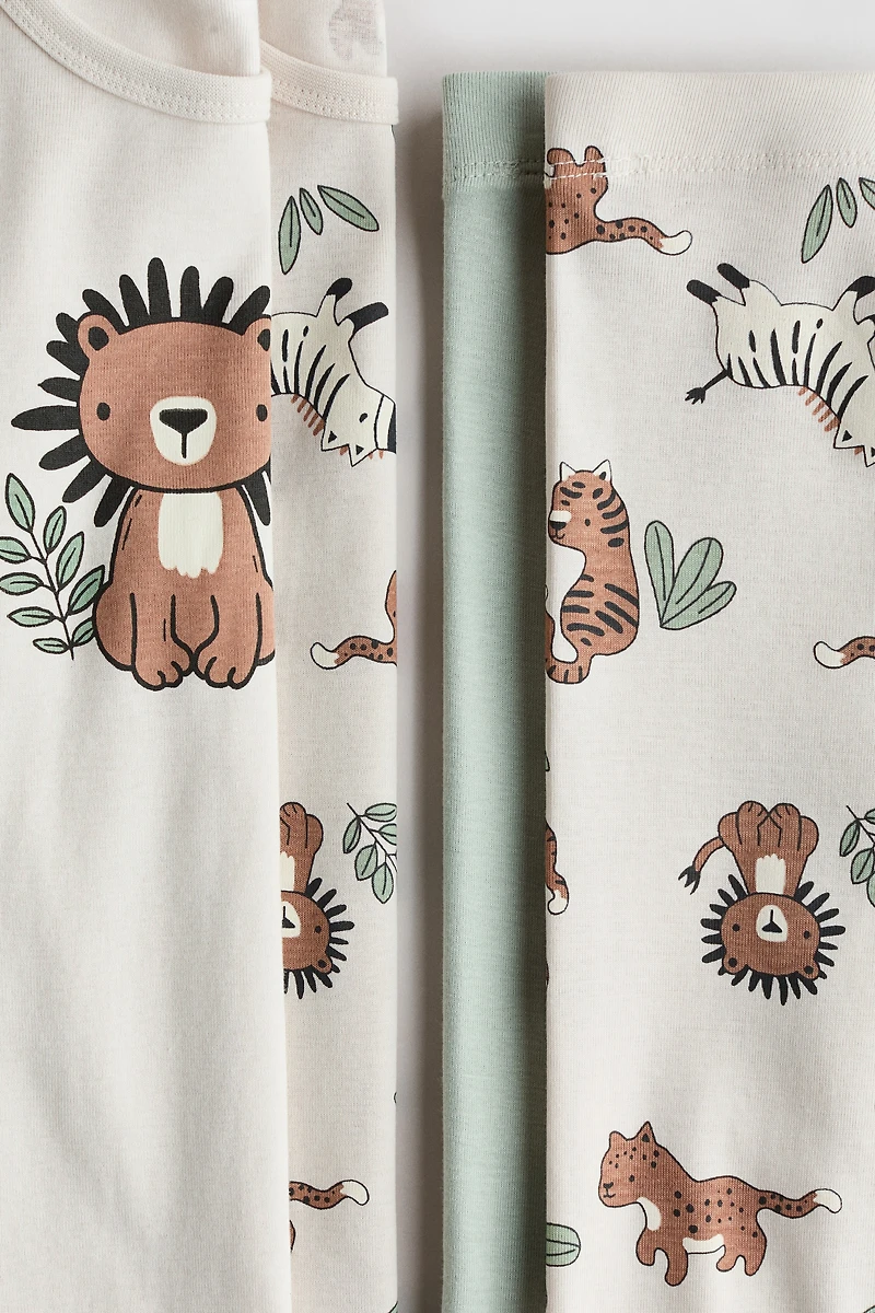 Lot de 2 pyjamas confortables en coton