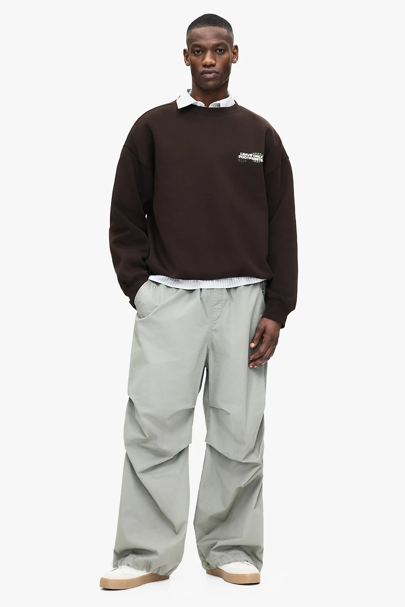 Loose-Fit Printed Sweatshirt