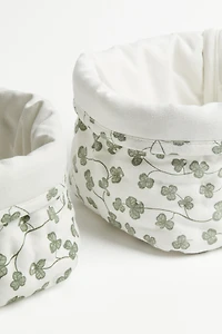 2-Pack Quilted Storage Baskets