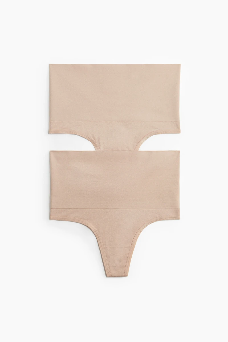 Lot de 2 culottes Thong Gainantes