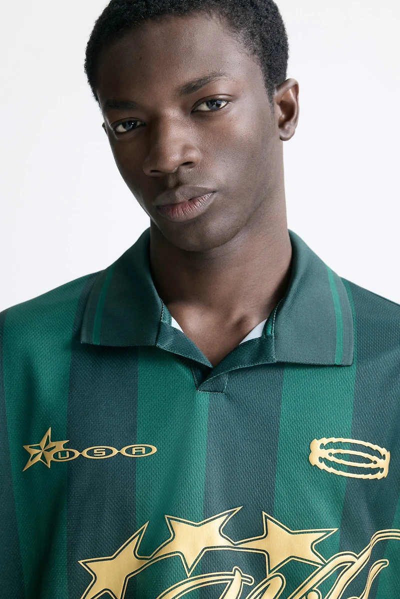 Loose-Fit Soccer Shirt