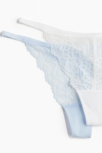 3-pack Lace Thong Briefs