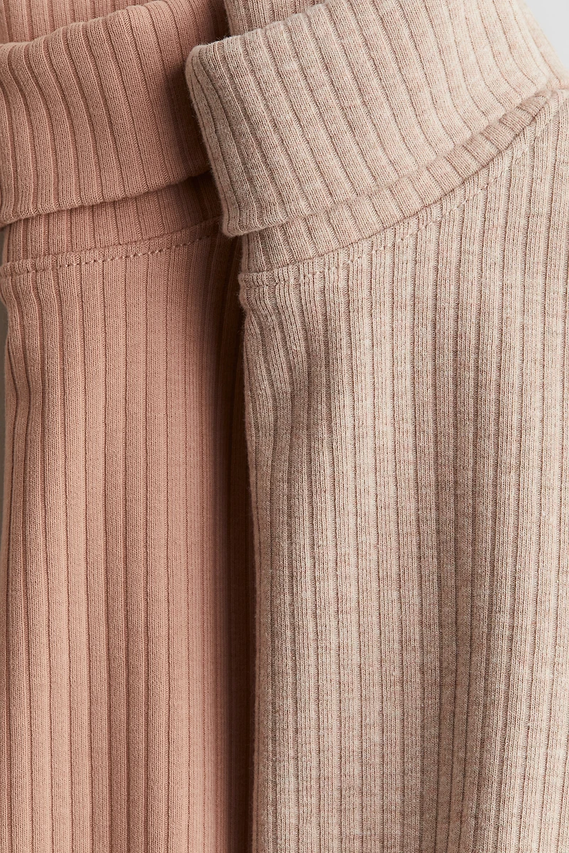 2-pack Ribbed Turtleneck Tops
