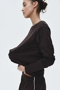 Long-Sleeved Cotton Top