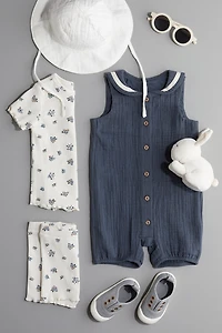 Chapeau de soleil en mousseline coton