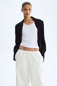 Denim Drawstring Pants