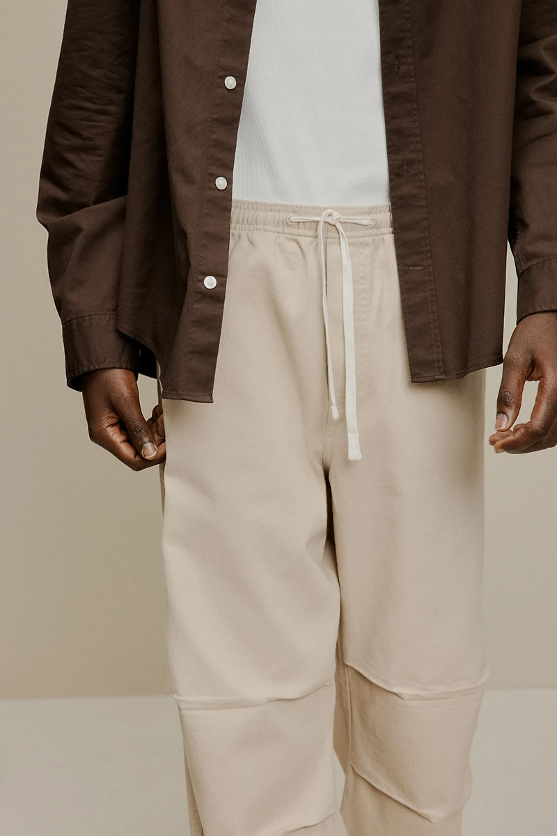 Pantalon Coupe Flottante en sergé