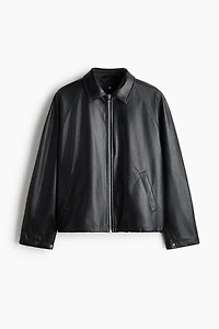 Coated Blouson Jacket