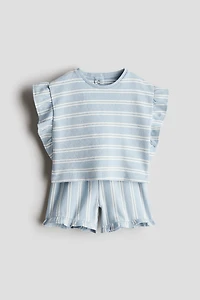 2-Piece Printed Terry Set