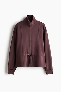 Peplum Sweatshirt Jacket