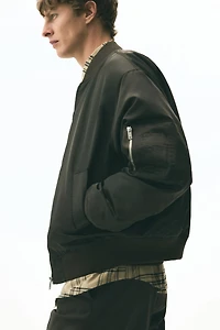 Nylon Bomber Jacket