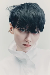 Ruffle-Trimmed Cotton Shirt