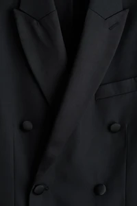 Relaxed-Fit Wool-Blend Tuxedo Jacket