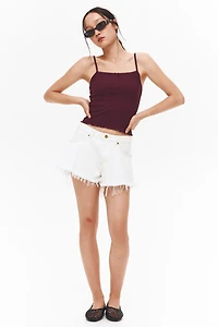 Lace-Trimmed Strappy Top