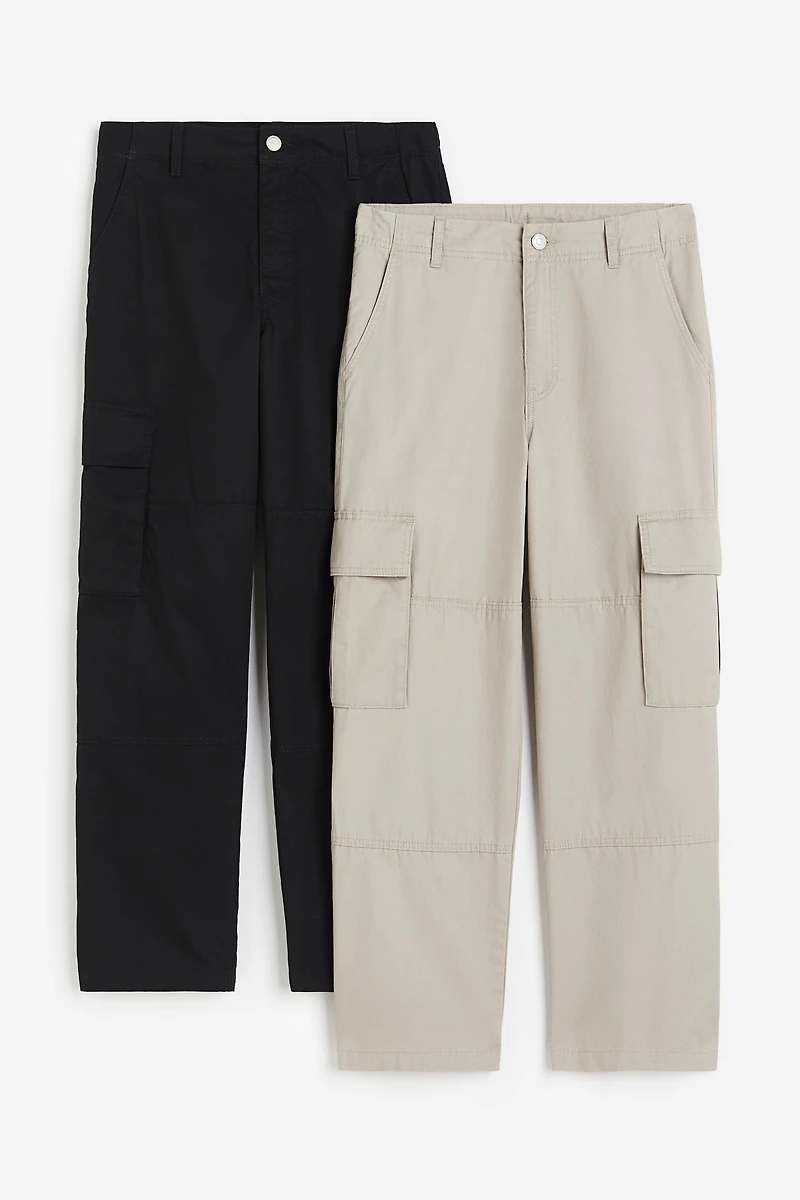2-pack Cotton Cargo Pants