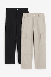 2-pack Cotton Cargo Pants