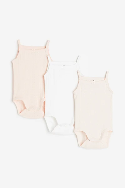 3-pack Sleeveless Bodysuits