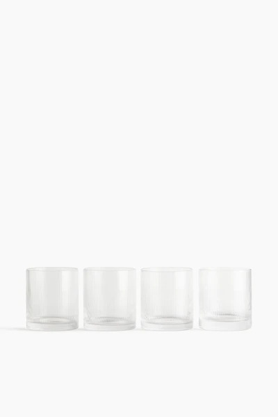 4-Pack Fluted Tumblers