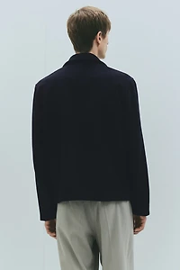 Regular Fit Wool-Blend Shacket