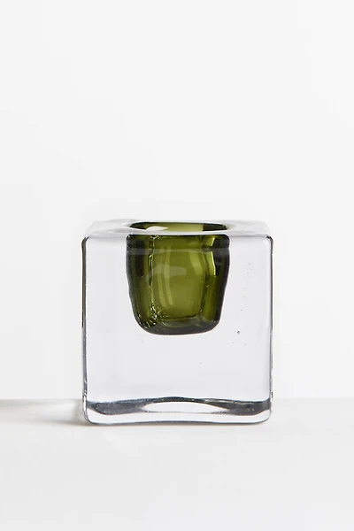 Small Glass Candlestick