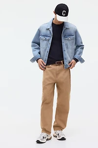 Loose-Fit Printed Long-Sleeved Shirt