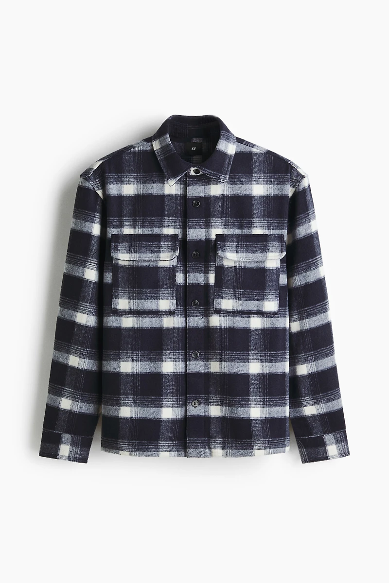 Regular-Fit Flannel Overshirt