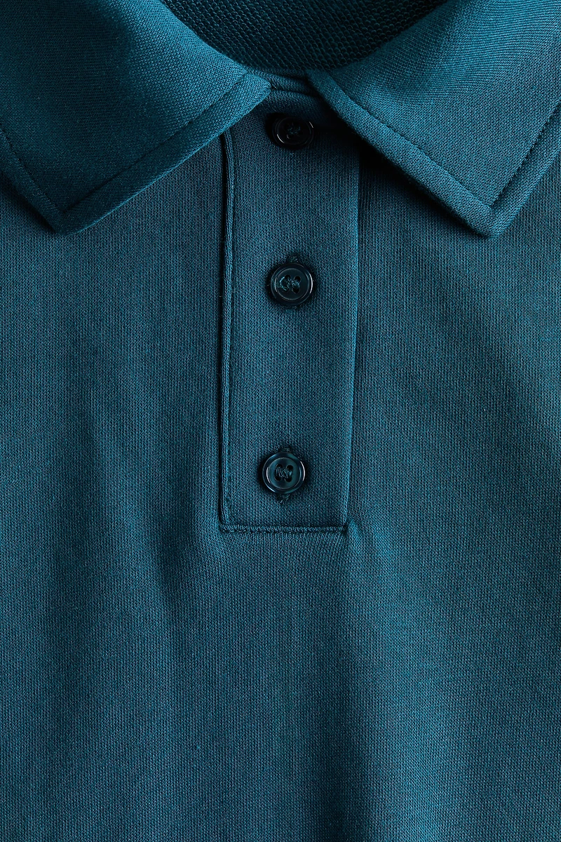 Sweatshirt Polo Dress