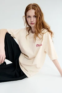 T-shirt ample à motif imprimé