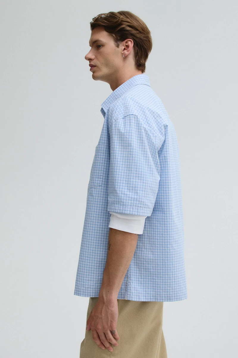 Chemise décontractée à manches courtes