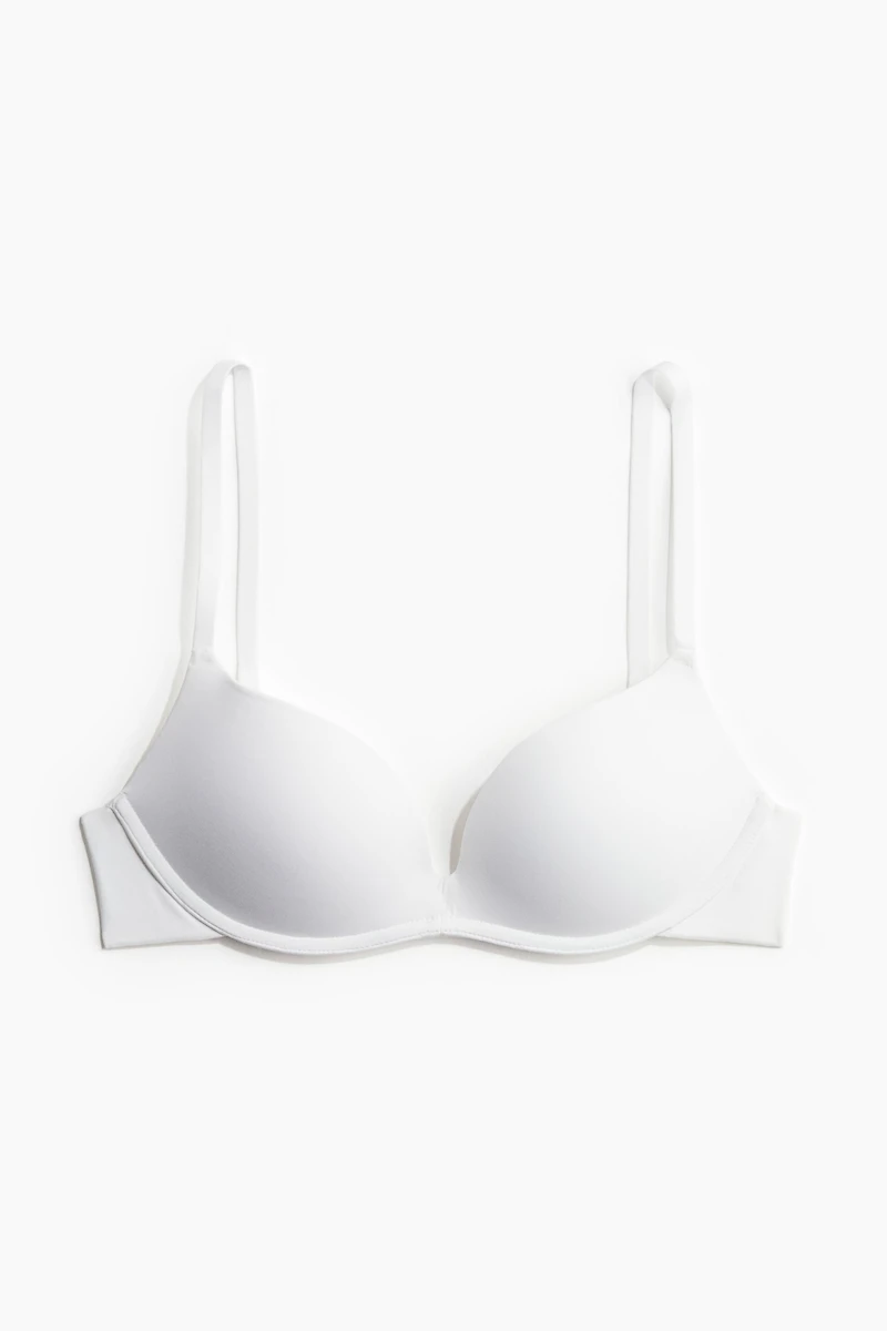 Soft-Cup Microfiber Push-Up Bra