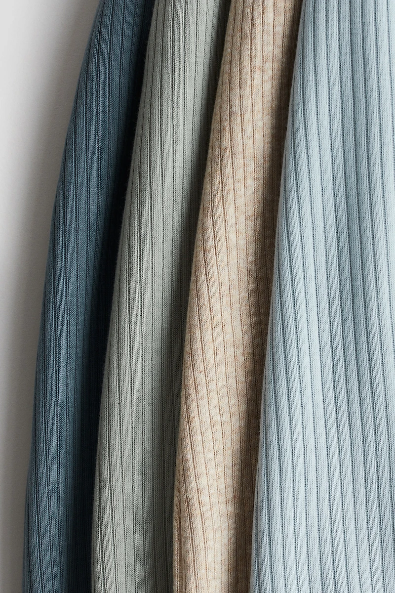 4-pack Ribbed Cotton Pants