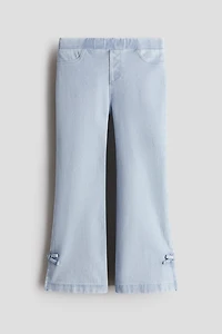 Denim-Look Flared Jeggings