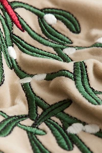 Housse de coussin en velours