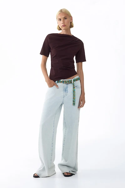 Draped Asymmetric Top