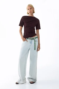 Draped Asymmetric Top