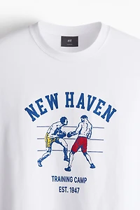 T-shirt imprimé Coupe Flottante