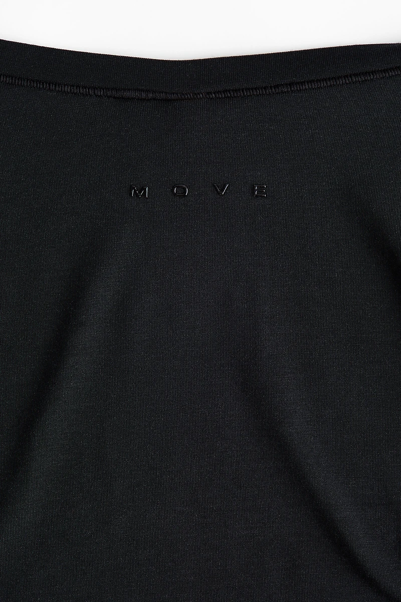 Haut de sport croisé en modal