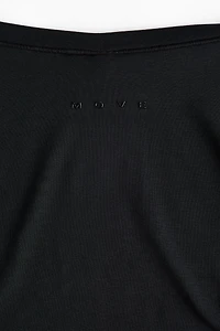 Haut de sport croisé en modal