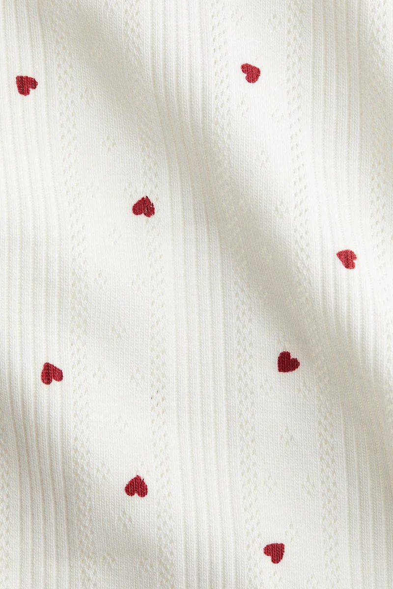 Cotton Pointelle Camisole Top