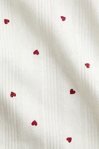 Cotton Pointelle Camisole Top