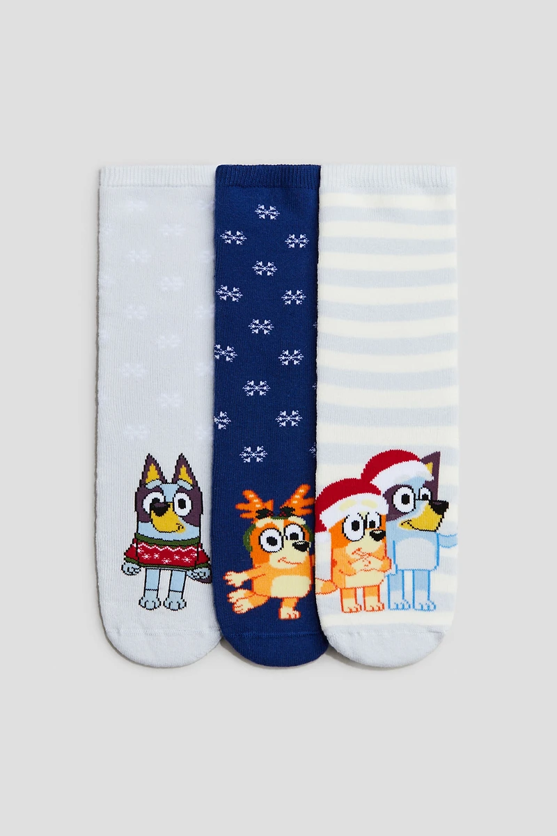 3-Pack Terry Socks