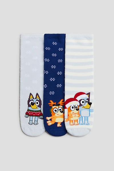 3-Pack Terry Socks